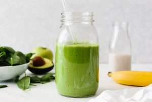 LEAN GREEN BREAKFAST SMOOTHIE (HIGH IN ANTIOXIDANTS)